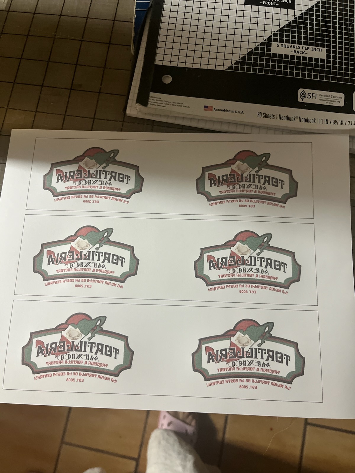 Stickers & Labels work from Calstick